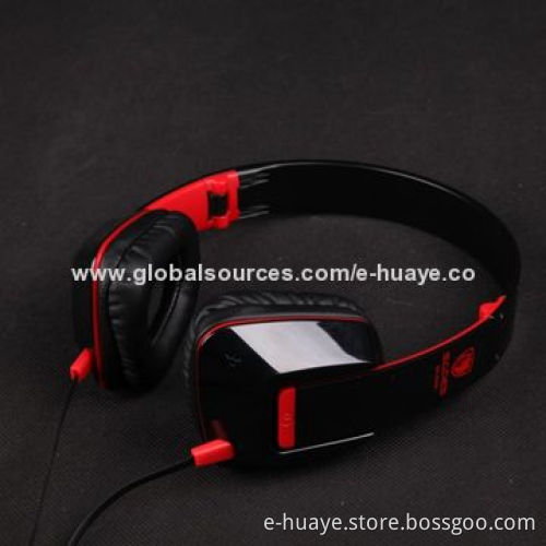 Wired Foldable Headphone with Mic and Volume Control for Mobile Phones